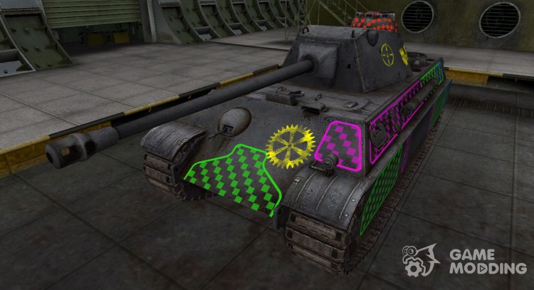 De calidad de la zona de ruptura para el Panther II para World Of Tanks
