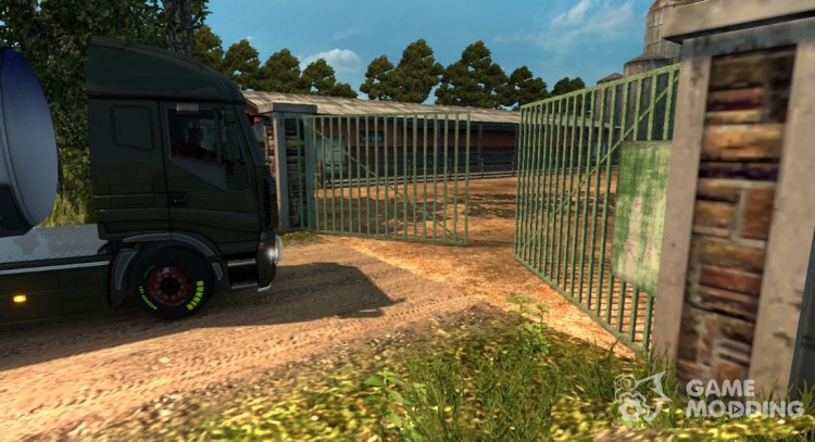 Animation gate 2.4 for Euro Truck Simulator 2