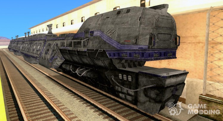 A train from the game Aliens vs Predator v1 for GTA San Andreas