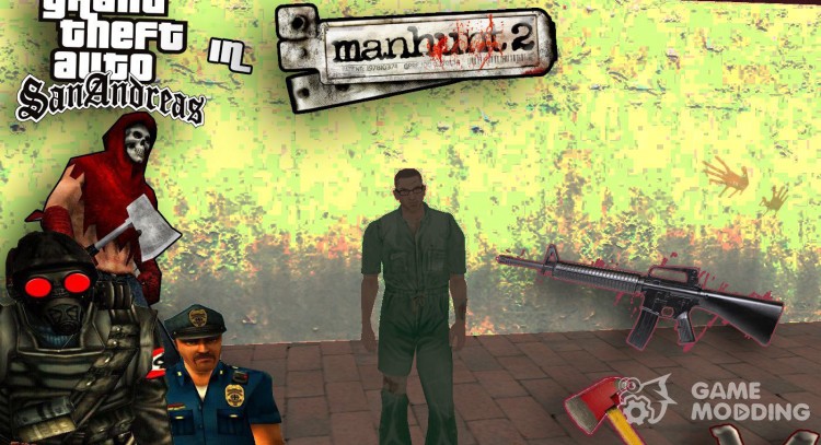 Pak Manhunt 2 for GTA San Andreas