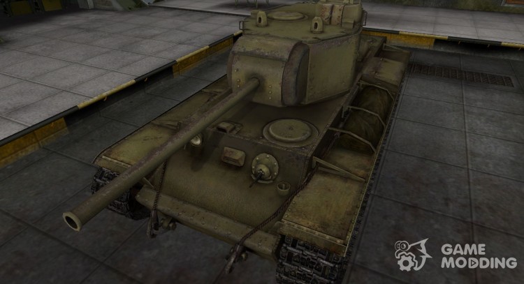 La piel para el KV-3 en расскраске 4БО para World Of Tanks