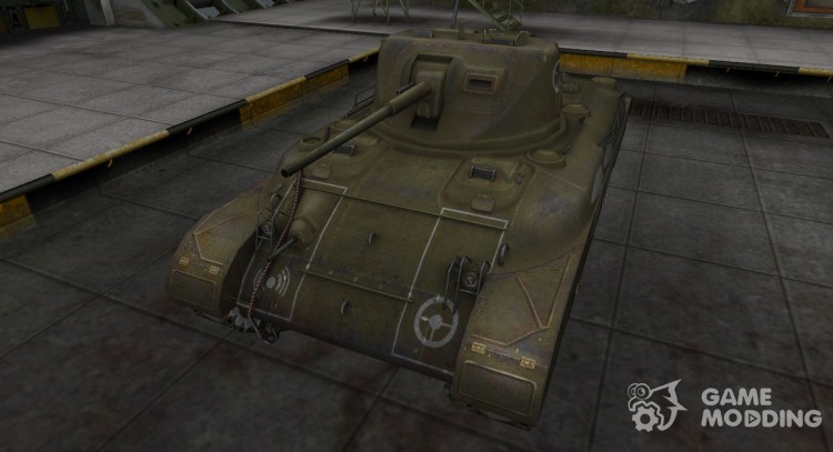 Зоны пробития контурные для M7 для World Of Tanks
