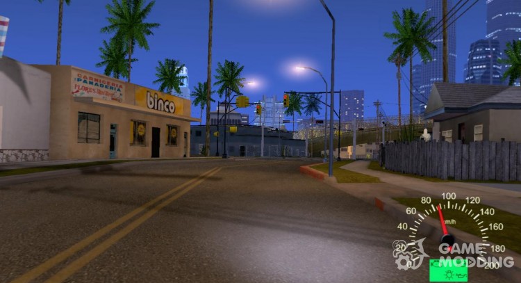 Десятошный спидометр для GTA San Andreas