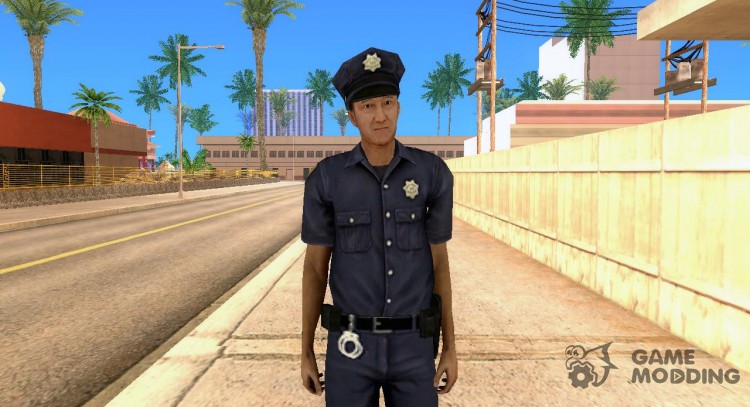 Новый скин полицейского для GTA San Andreas