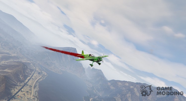 El humo en los aviones v1.2 para GTA 5