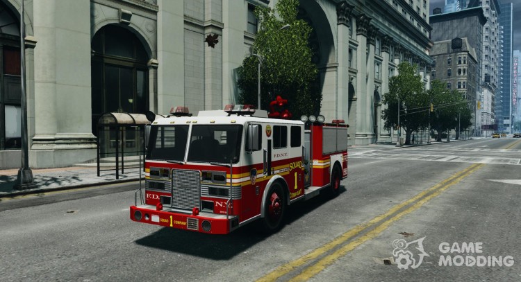 NEW Fire Truck для GTA 4