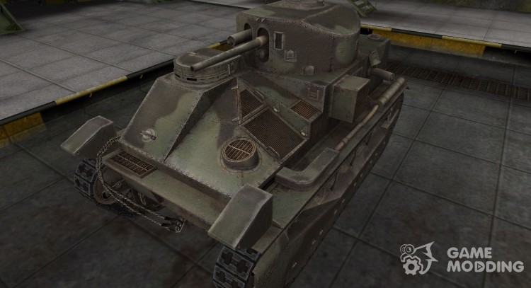 Desert skin for Vickers Medium Mk II for World Of Tanks