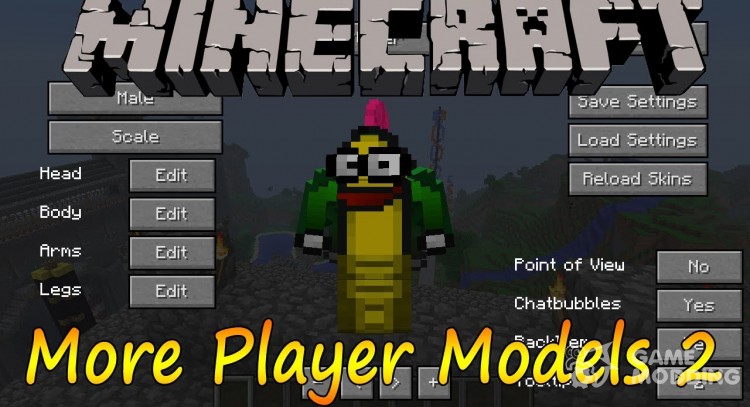 More Player Models 2 для Minecraft