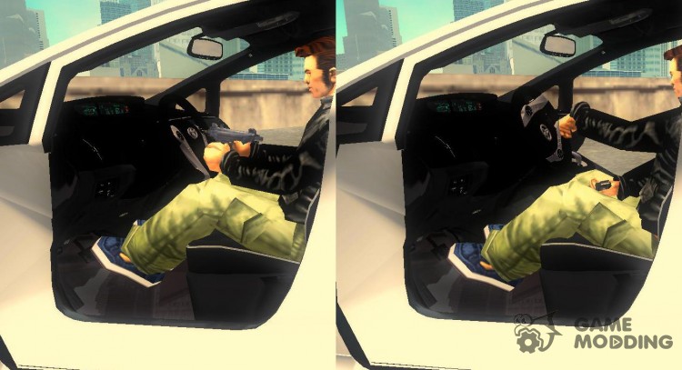 Steering wheel for GTA 3