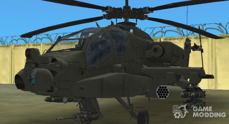 AH-64A Apache for GTA Vice City