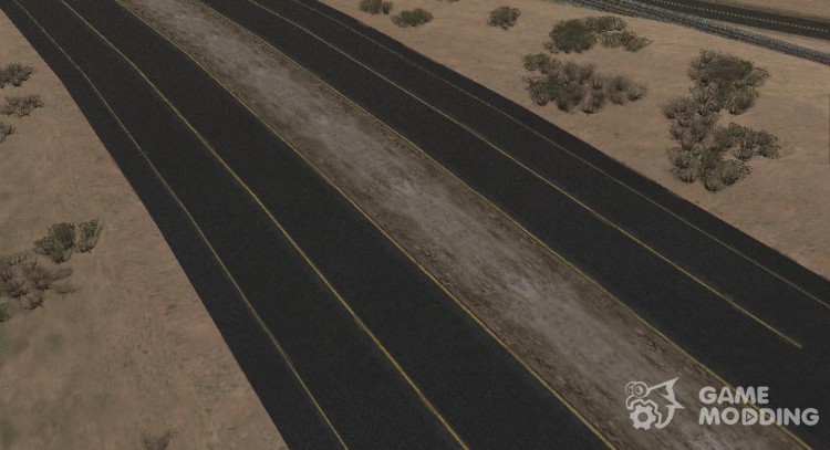 Новые качественные дороги для GTA San Andreas