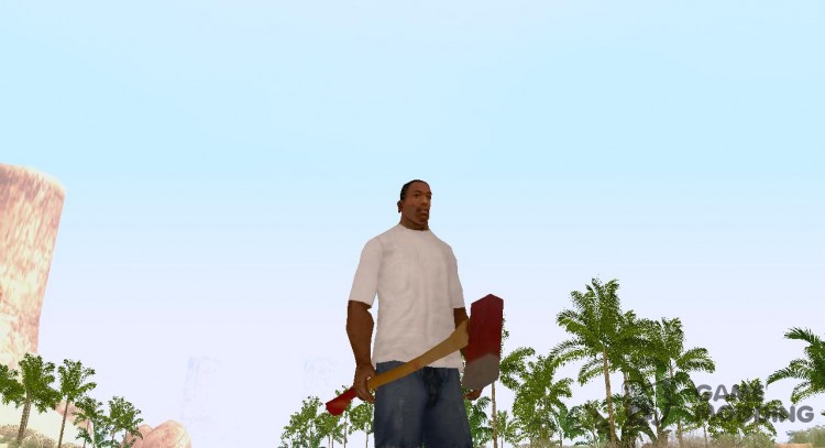 Топор на замену катаны для GTA San Andreas