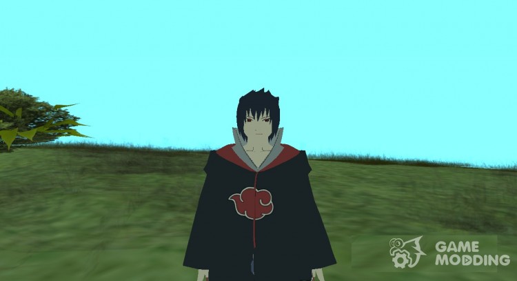 Uchiha sasuke de Naruto HD (Акацке) para GTA San Andreas