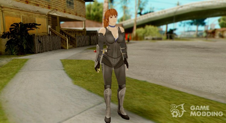 Dead Or Alive Kasumi 5 Black Ninja Outfit for GTA San Andreas