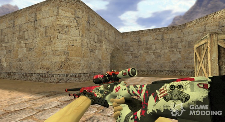 AWP Wild style for Counter Strike 1.6