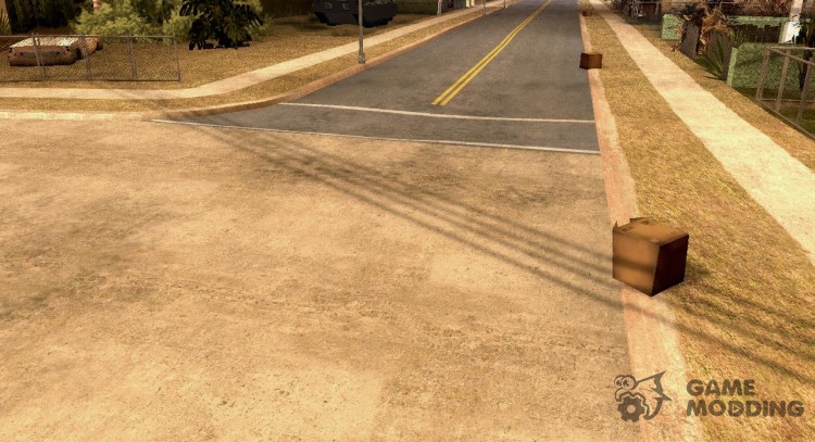 Sidewalks and Asphalt Textures for GTA San Andreas