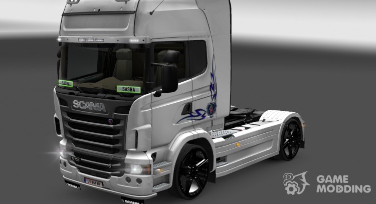 Скин для Scania R для Euro Truck Simulator 2