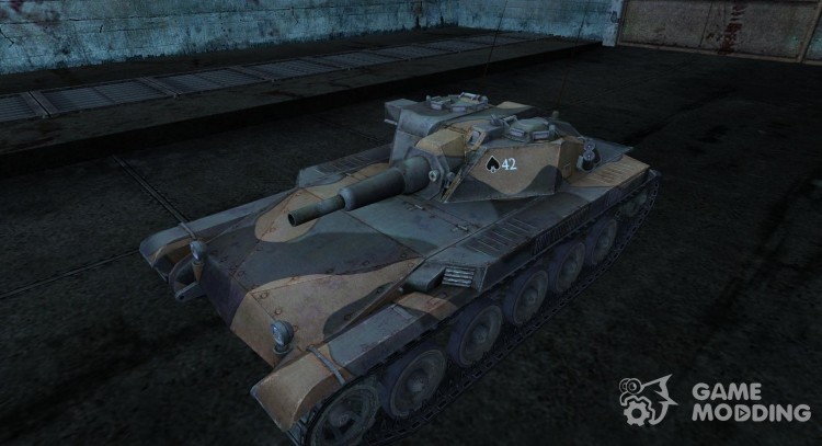 Skin for ELC tank AMX for World Of Tanks