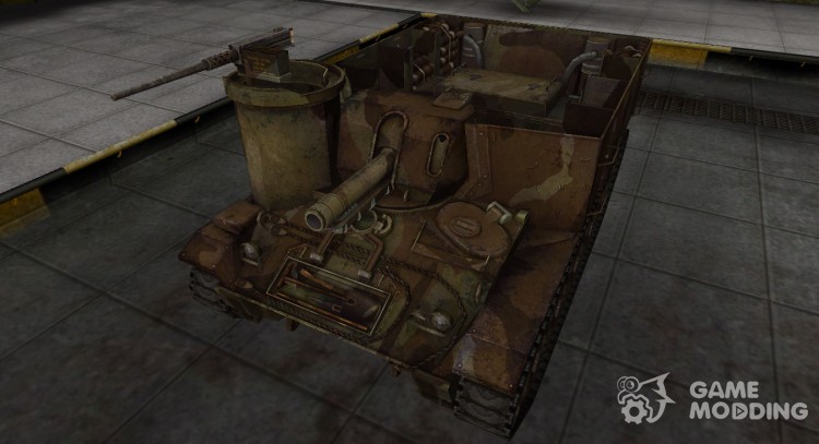 Emery cloth for American tank M37 for World Of Tanks
