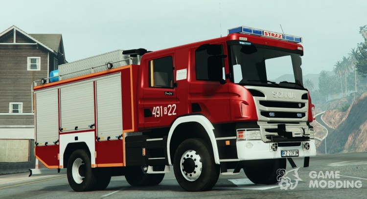 Scania P360 Firetruck para GTA 5