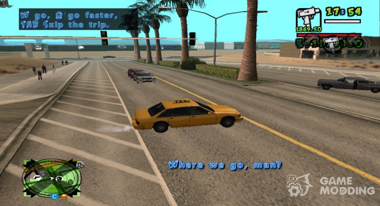 call taxi gta IV for GTA San Andreas
