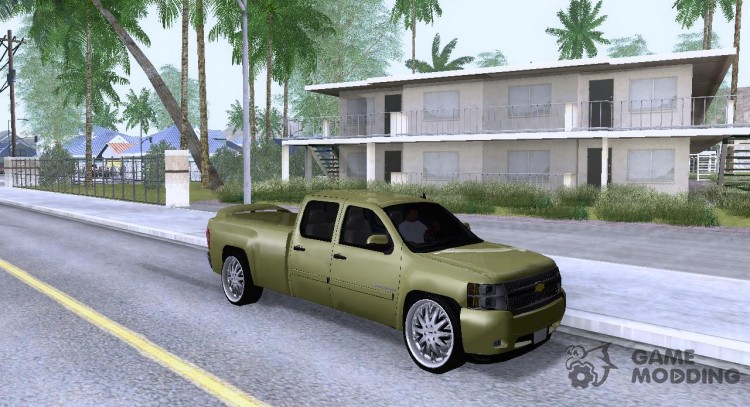 Chevrolet Silverado largo y bajo para GTA San Andreas