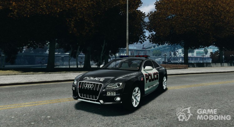 Audi S5 Police for GTA 4