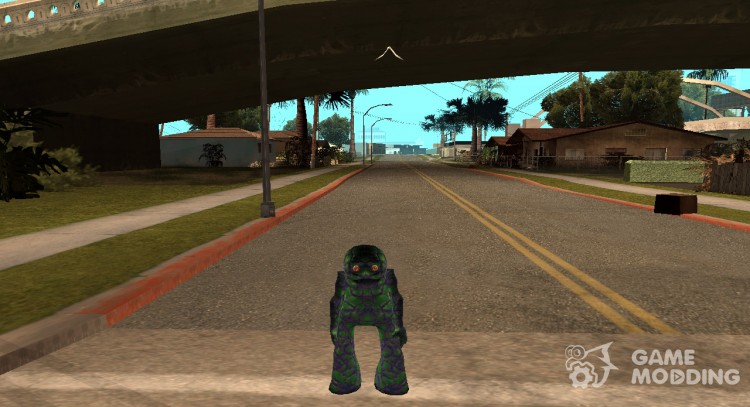 El skin de el monstruo de Алиен city para GTA San Andreas