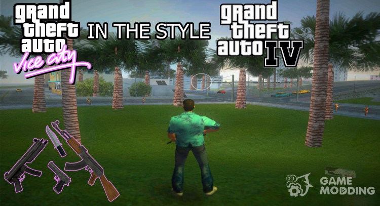 GTA 4 style для GTA Vice City