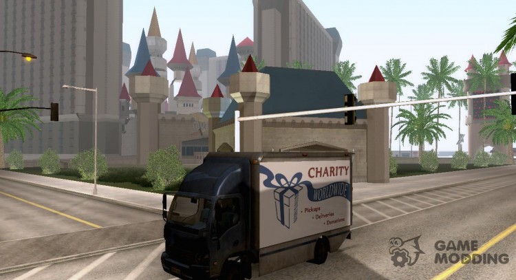 Благотворительный грузовик из Modern Warfare 3 для GTA San Andreas
