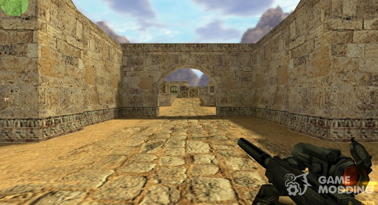 TMP with scope [default remix] for Counter Strike 1.6