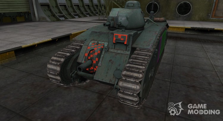 Качественные зоны пробития для B1 для World Of Tanks
