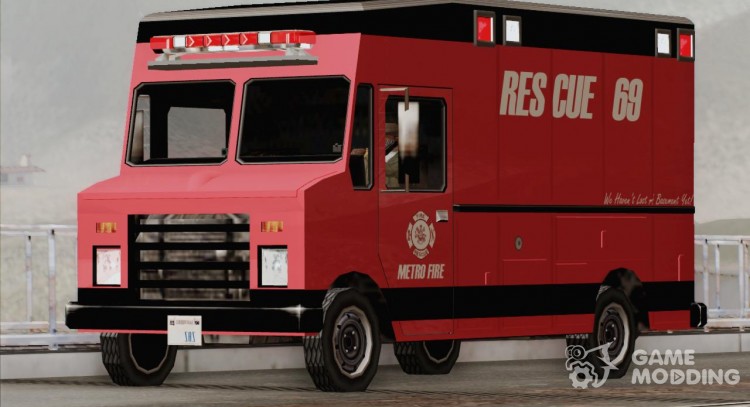 Boxburg-Metro Fire Rescue 69 for GTA San Andreas