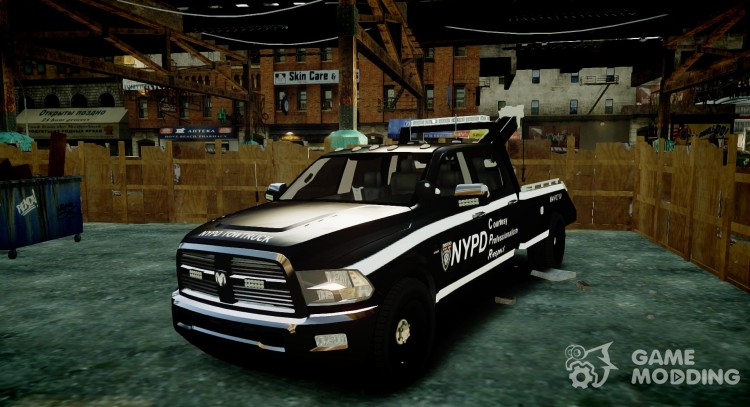 Dodge Ram 3500 NYPD for GTA 4