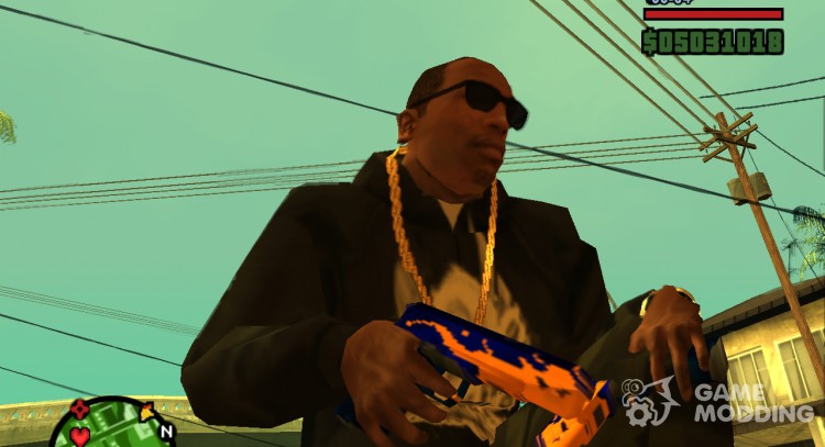 CS GO: Элементаль Fire P2000 в стиле SA для GTA San Andreas