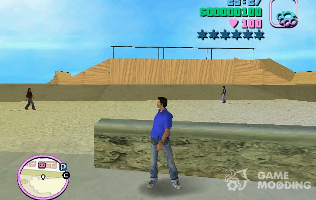 Casual clothing (blue) for GTA Vice City