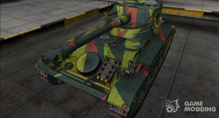 The skin for the AMX 13 75 for World Of Tanks