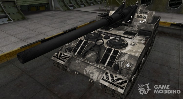 Excelente skin para M40/M43 para World Of Tanks