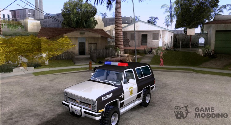 Chevrolet Blazer Sheriff edición para GTA San Andreas
