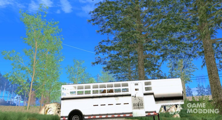 Horse Transport Trailer для GTA San Andreas