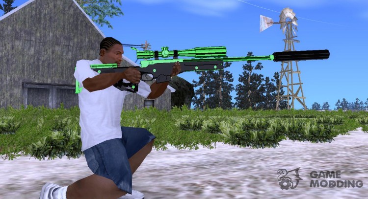 Green Sniper for GTA San Andreas