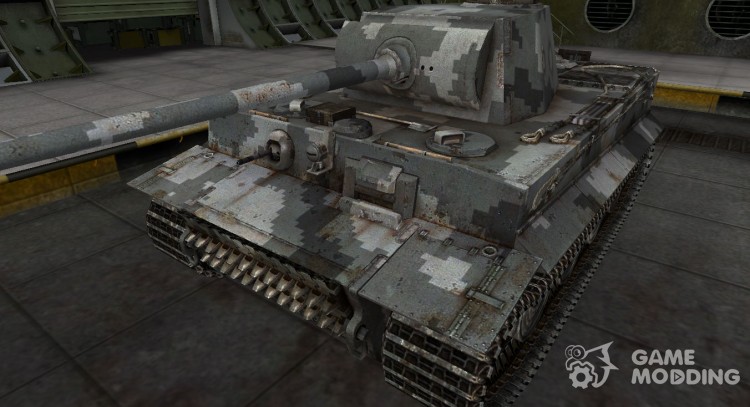 Камуфлированный скин для PzKpfw VI Tiger для World Of Tanks
