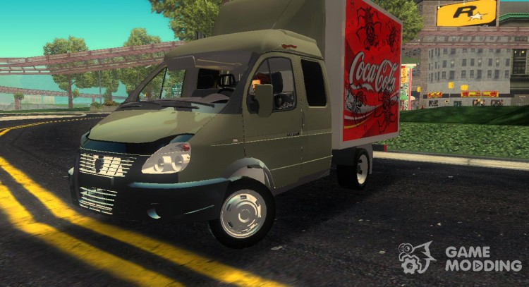 ГАЗель 33023 Coca-Cola для GTA 3