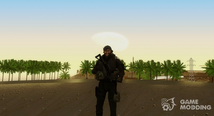 Modern Warfare 2 Soldier 18 para GTA San Andreas