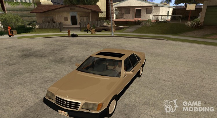 400 SE Mercedes Benz W140 (style 3 Wheels) for GTA San Andreas