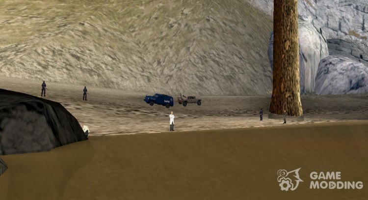 La investigación del lago para GTA San Andreas
