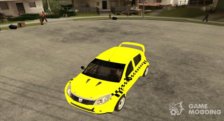 Dacia Sandero Speed Taxi для GTA San Andreas