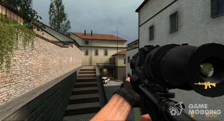 Soul's M4A1 with Twinke's PSV Scope for Counter-Strike Source
