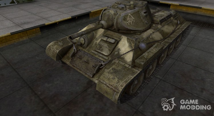 Исторический камуфляж T-34 для World Of Tanks