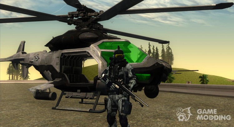 C. E. L. L. Soldier de Crysis 2 para GTA San Andreas